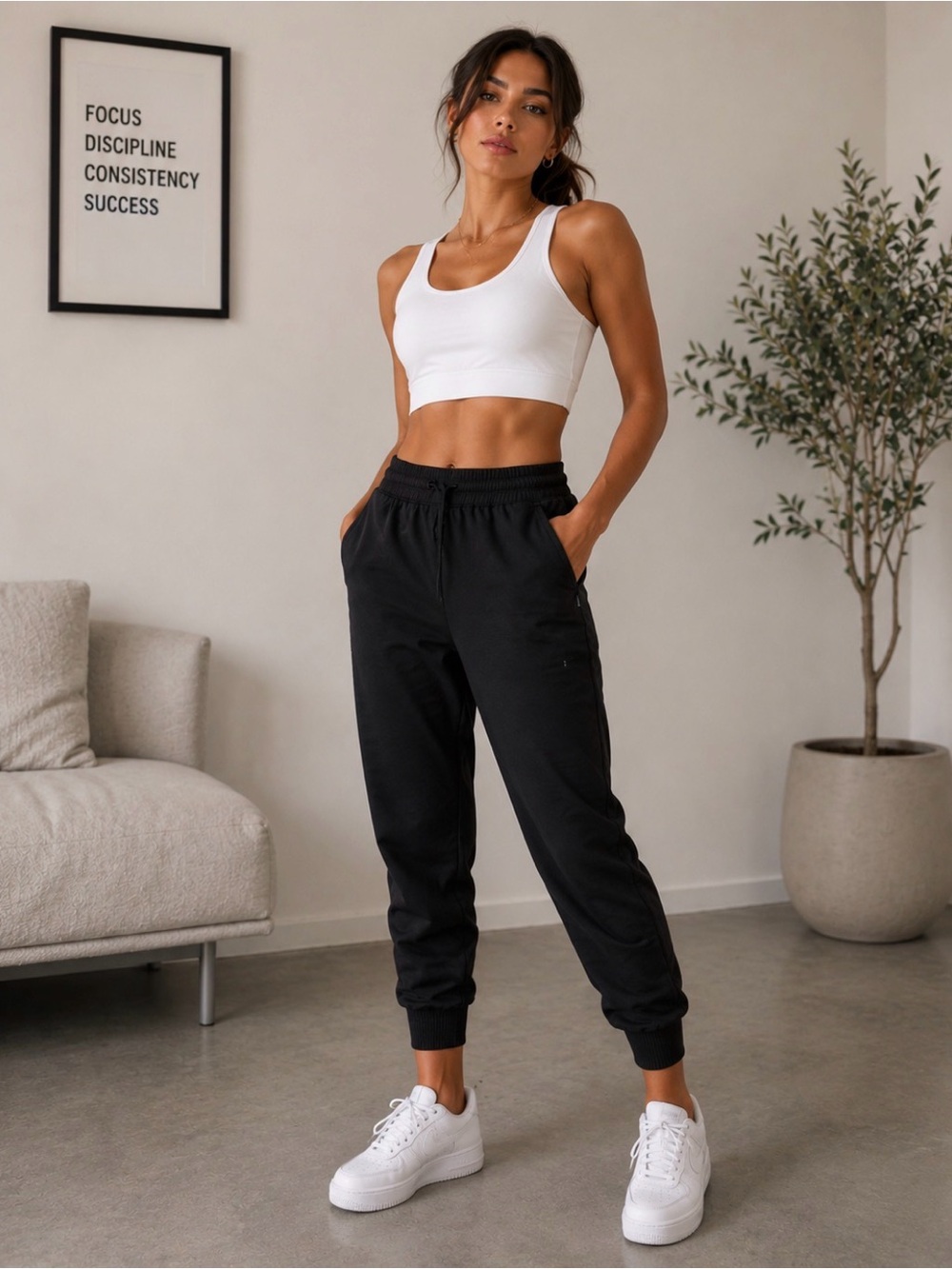 The North Face Black womens Jogger Pants with Drawstring Waist